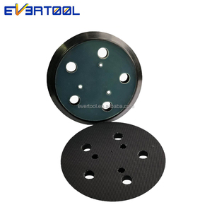 EVERTOOL Almohadillas de lijado de repuesto para lijadoras orbitales aleatorias de 125 mm, plato de soporte DA de 5 pulgadas, platos de soporte flexibles, almohadilla de lijado - Product Image 3