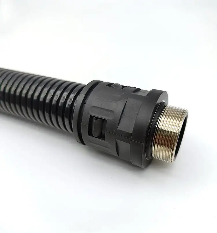 china factory fast connector quick connector pipe union plastic conduit gland metal thread nylon conduit fitting