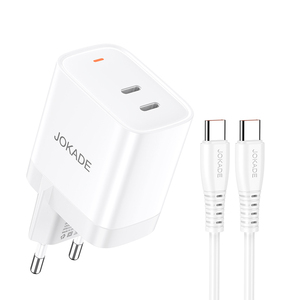 Cargador rápido Jokade de 30W USB-C con cable para teléfonos y tabletas - Product Image 1