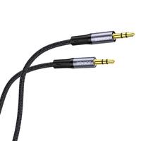 Pabrik JOKADE kabel Audio AUX 3.5mm kualitas tinggi langsung kawat kepang untuk Stereo mobil, Speaker rumah, ponsel & tablet tahan lama/panas