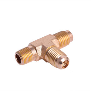 ข้อต่อท่อทองเหลืองแบบสามทางเกลียวนอกแรงดันสูง <span class=keywords><strong>DR</strong></span> พร้อมเทคนิคการหล่อผิวเรียบ รับประกัน 1 ปี - Product Image 1