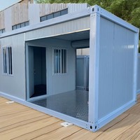 DYCE1 Maison préfabriquée portable à pièce unique, économique, conteneur habitable de 20-40 pieds avec salle de bain, en acier, pour usage extérieur