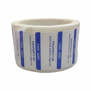 Nhãn Tài Sản Cố Định đặc biệt màu xanh trắng thiết kế nhận dạng tài sản dán ứng dụng dùng một lần - Product Image 3