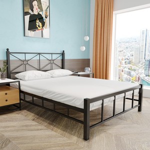 Giường khung sắt 1.5m hiện đại với giường kim loại đơn & hai lớp 1.2m cho ứng dụng phòng khách - Product Image 2