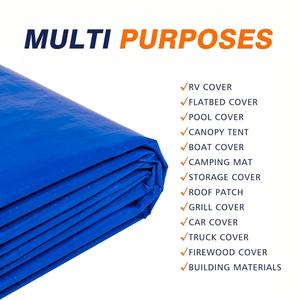 Bâche en PE imperméable multi-usages de haute qualité, traitée aux UV, résistante, 50-400 GSM, fabricant de bâches en PE, Lonas - Product Image 5