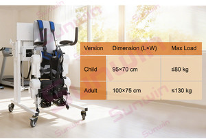 Andador y <span class=keywords><strong>Rollator</strong></span> Robótico Ligero, Plegable y Ajustable para Rehabilitación de Miembros Inferiores con Dispositivo de Asistencia Móvil - Product Image 6