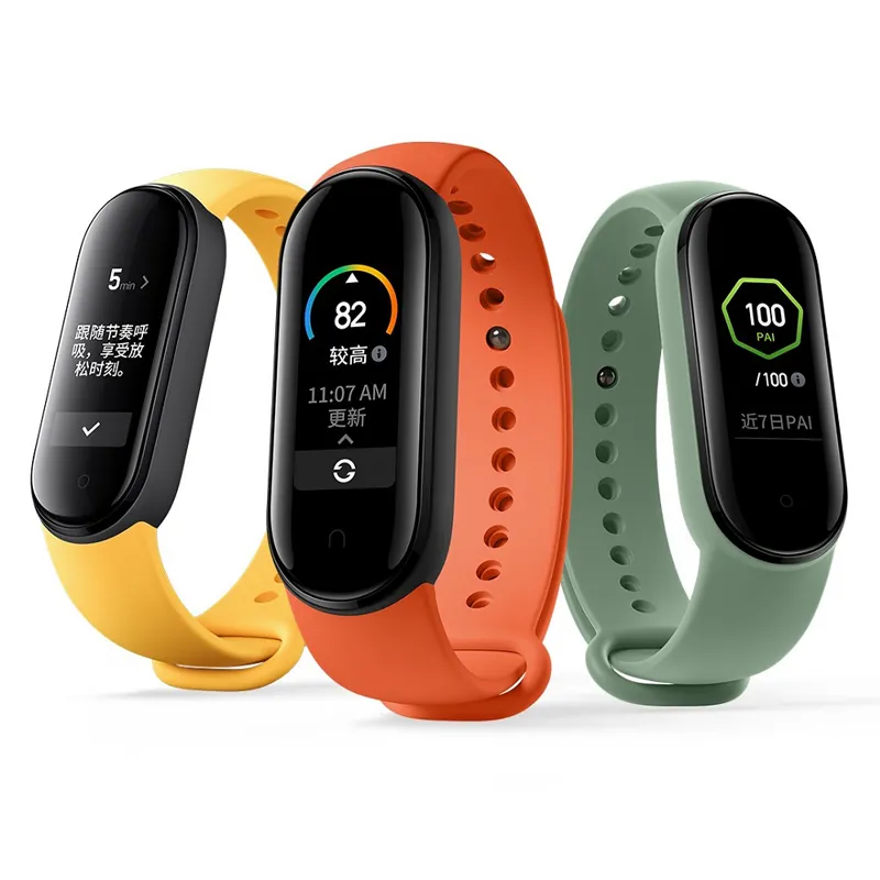 Silicone Wristband TPU Strap Replace Xiaomi 5 smart watch strap Silicone strap For Xiaomi Mi Band 5