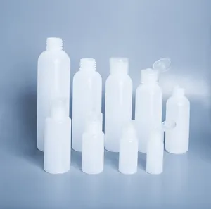 Plastik flasche mit Flip-Top-Kappe HDPE Badezimmer Dusch gel flasche Squeeze Kunden spezifische Shampoo flasche 100ml 150ml 200ml 250ml