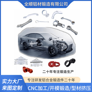 Pièces forgées en alliage d'aluminium 60616082, forgeage à chaud, composants automobiles et de motocyclettes - Product Image 5