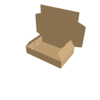 Boîte d'avion en papier ondulé recyclable de qualité supérieure personnalisée avec fermeture éclair pour l'emballage et l'expédition des aliments