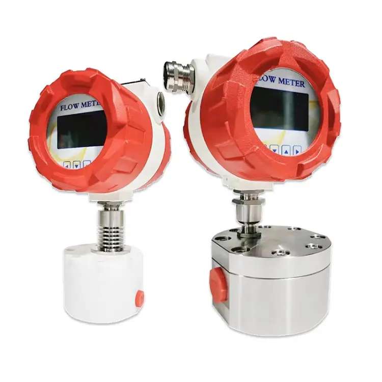 Small flow measuring volumetric diesel flow meter oval gear oil flow meter