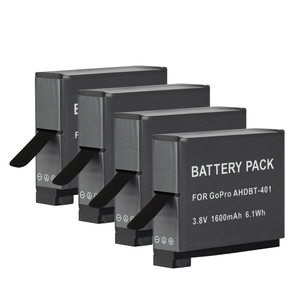 Большая Емкость Низкая цена литий-ионная аккумуляторная батарея 3,8 В батарея камеры AHDBT-401for GoPro - Product Image 1