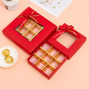 Dekunprinting Conception personnalisée Boîte cadeau pliante avec fenêtre transparente pour bonbon sucré en papier chocolat fentes pour cartes - Product Image 5