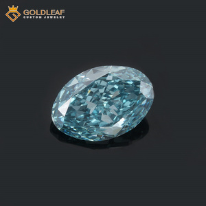 Diamante Suelto CVD Azul Intenso de IGI Goldleafgem, 2.66ct, Corte Ovalado, Cultivado en Laboratorio, VVS2, Modelo CN 20251218 para Joyería - Product Image 1