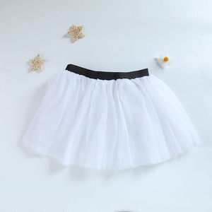 Jupe <span class=keywords><strong>Tutu</strong></span> de Ballet <span class=keywords><strong>pour</strong></span> Fille, Robe Noire <span class=keywords><strong>Pas</strong></span> Chère <span class=keywords><strong>pour</strong></span> Enfants, Couleur Unie, 3 Couches de <span class=keywords><strong>Tulle</strong></span>, Style Princesse - Product Image 3