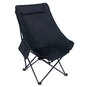 Chaise de camping pliante portable à dossier haut pour l'extérieur, idéale pour la pêche et le camping – Prix abordable - Product Image 4