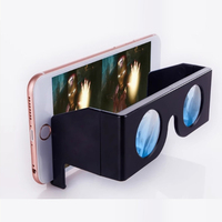 Gafas VR Plegables Ultra Ligeras y Portátiles Vr Fold V1 Lentes 3D de ABS+Acrílico Pantalla Virtual de >80 Pulgadas para Android IOS PC