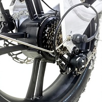 Vélo électrique 60V25Ah Batterie longue portée Pneu 20'' 7 vitesses
