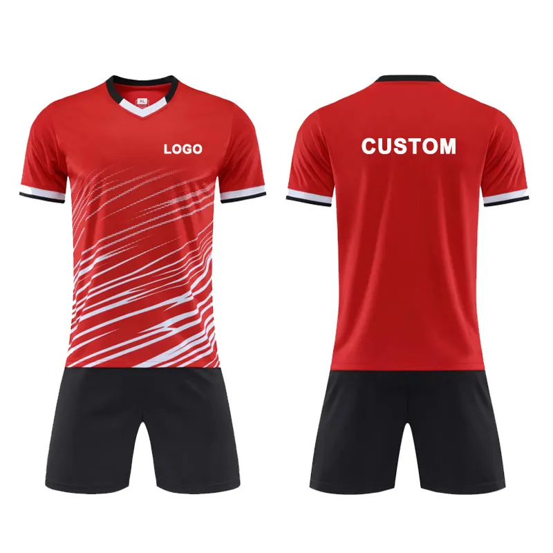 2024 Nova Temporada Personalizado Uniforme de Futebol Camisa de Futebol Conjunto de Camisa de Futebol Roupa Esportiva Futebol Fãs Jogadores Camisas de Clube de Futebol