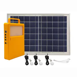 Produsen Cina Oem On Off Grid Panel Power Kit Lampu Led Mini Solar Home Sistem