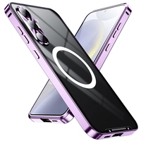 Housse de protection antichoc en métal avec cadre en aluminium pour Samsung Galaxy S24 FE