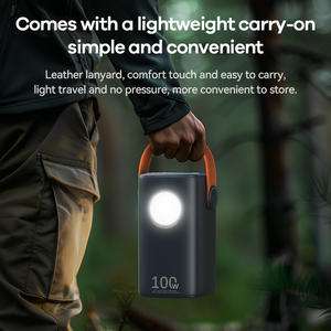 Banco de Energía Portátil RPP-100 para Exteriores, 60000mAh, Carga Rápida de 100W, Salida para 5 Dispositivos, Luces LED Dobles, Asa Portátil, RPP-100 - Product Image 5