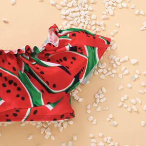 Conjunto de bikini de sandía para niñas pequeñas, traje de baño de verano para playa, traje de baño, disfraz de bikini - Product Image 5