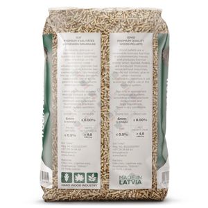 เม็ดไม้พรีเมียมขายส่ง ยี่ห้อ A1 ขนาด 6 มม. สำหรับใช้กับระบบทำความร้อน คุณภาพสูง เถ้า 0.39% ความชื้น 0.56% ความหนาแน่น - Product Image 3
