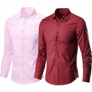Chemise Décontractée Exclusif et Tendance pour Homme, Manches Longues, 100% Coton, Infroissable, Écologique, Respirante pour l'Automne, Vente en Gros OEM - Product Image 1