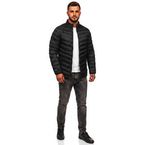 Blouson d'hiver matelassé pour homme, modèle OEM 2026, nouvelle collection, séchage rapide, respirant, coupe-vent, rembourré en coton, style urbain - Product Image 1