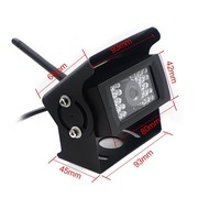 Caméra de recul grand angle 170 degrés, haute définition 1280P, tension large plage 36V | Système sans fil numérique pour remorque de camion lourd
