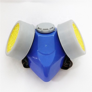 Smoke Protection Dust <strong>Mask</strong> <strong>Respirator</strong> Filter Gas <strong>Mask</strong> Double Cartridge <strong>Chemical</strong> <strong>Respirator</strong> <strong>Mask</strong> - Product Image 3