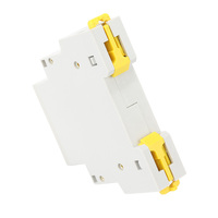 Voltmeter AC 3 Fasa 1P Din Rail Lebar 17.5mm AC80-500V Meter Tegangan Digital untuk Kabinet Distribusi Tiga Fasa