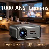 Projecteur intelligent Android 4K Full HD pour cinéma maison, projecteur vidéo avec Wi-Fi intégré, projecteur éducatif, fournisseur en gros