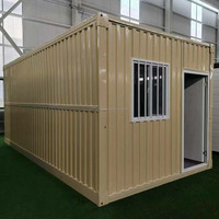 Villa préfabriquée en conteneur de 20 pieds à assemblage rapide pour bureau de chantier et hébergement de projet