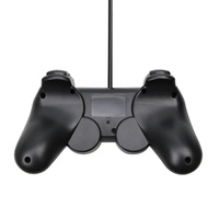 Gamgaga Manette de jeu filaire USB 2.0 avec moteur de vibration et câble de 1,5 m pour PC, ordinateur portable et jeux d'arcade