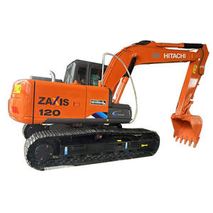 100%, Лидер продаж, гусеничный экскаватор <span class=keywords><strong>Hitachi</strong></span> 120 б/у, 12 тонн, гусеничный экскаватор с различными насадками - Product Image 1