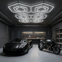 Éclairage de garage spécialisé, application polyvalente, haute luminosité, support d'installation, éclairage Hive pour atelier
