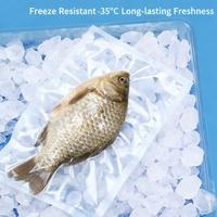 Sacs sous vide en plastique imprimés sur mesure pour aliments, sacs sous vide transparents imprimés, emballages de sacs sous vide en plastique, sacs de stockage sous vide en plastique
