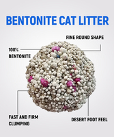 Sable granulaire de bentonite de calcium naturel et écologique, agglomérant et désodorisant, 99 % sans poussière, hautement adsorbant, vente en gros, export en vrac