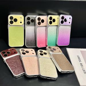Funda de Teléfono con Cubierta de Lente, Diseño Minimalista de Lujo Ligero con Degradado Brillante para iPhone 17 16 15 14 13 12 11 Pro Max - Product Image 2