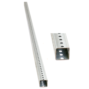 8 pieds de longueur 275 g SQUARE TUBE SIGN SUPPORTS Poteau télescopique - Product Image 1