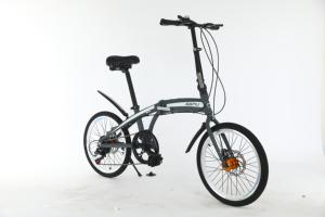 Vélo <span class=keywords><strong>pliant</strong></span> 20 pouces en acier avec freins à disque, 7 vitesses, sans assemblage requis - Portable pour coffre, pour adultes, adolescents, hommes, femmes, vente en gros - Product Image 2