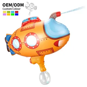 custom Summer Fun Game Electric Automatic Water Gun Toy kid Submarine Inflatable Water Gun