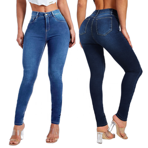 2023 nuova popolarità prodotti di vendita calda <span class=keywords><strong>Jeans</strong></span> skinny pantaloni <span class=keywords><strong>Jeans</strong></span> mamma taglie forti da <span class=keywords><strong>donna</strong></span> - Product Image 1