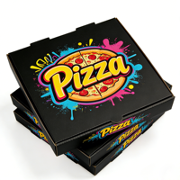 SP4511 Cajas de Pizza Corrugadas Desechables, Reciclables y Ecológicas con Logotipo Personalizado OEM/ODM para Servicios de Catering