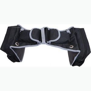 Muestra gratis de cuero de alta calidad del fabricante logotipo personalizado extensible asiento trasero de nylon bolsas de montar a caballo - Product Image 6