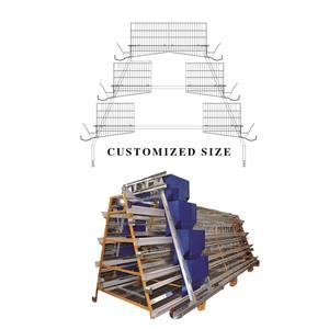 Novo fio de solda galvanizado a quente para gaiola de bateria usado em sistema de criação de galinhas deitado automático de três camadas para galinhas - Product Image 1