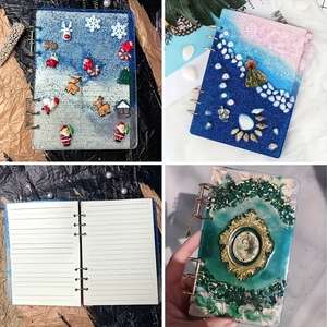 Ensemble de moulage en résine pour carnet A5, A6, A7, couverture de carnet, moule en silicone pour résine époxy, kit de résine époxy DIY - Product Image 6