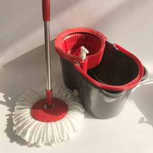 Dễ Dàng Cuộc Sống Tay Báo Chí 360 Xoay Sợi Nhỏ Quay Lau Xô Hệ Thống Có Thể Tháo Rời Quay Giỏ Dễ Dàng Vắt Ma Thuật Lau Xoay Ướt - Product Image 4